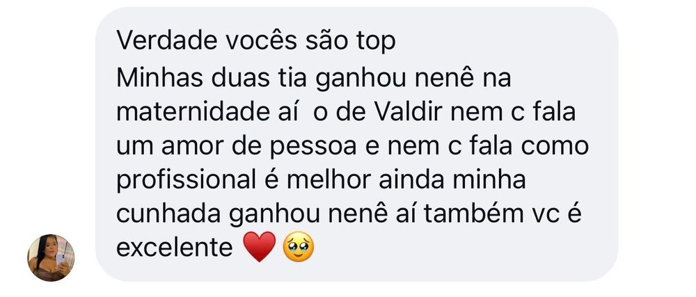 Famílias da mesma casa atendidas na maternidade