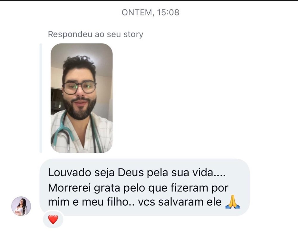 Mensagem de uma mãe sobre o cuidado com o filho